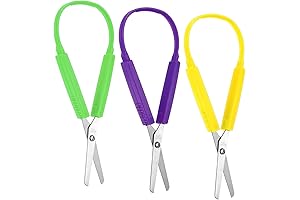 3Pcs Mini Loop Scissors: Adapted Scissor Design for Special Needs