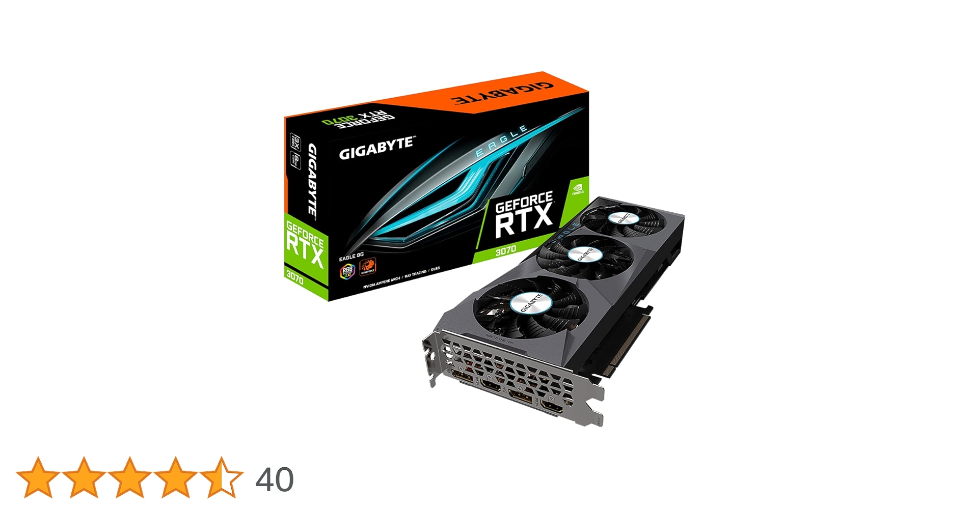 Gigabyte GeForce RTX 3070 EAGLE GV-N3070EAGLE-8GD V2, Karta