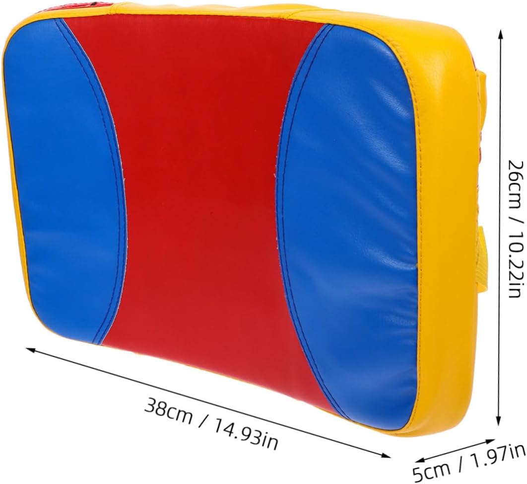 Toddmomy Taekwondo Kick Pad Small Curved Shield for Punching and Kicking Training Lightweight Reinforced Straps for Martial Arts and Boxing Practice