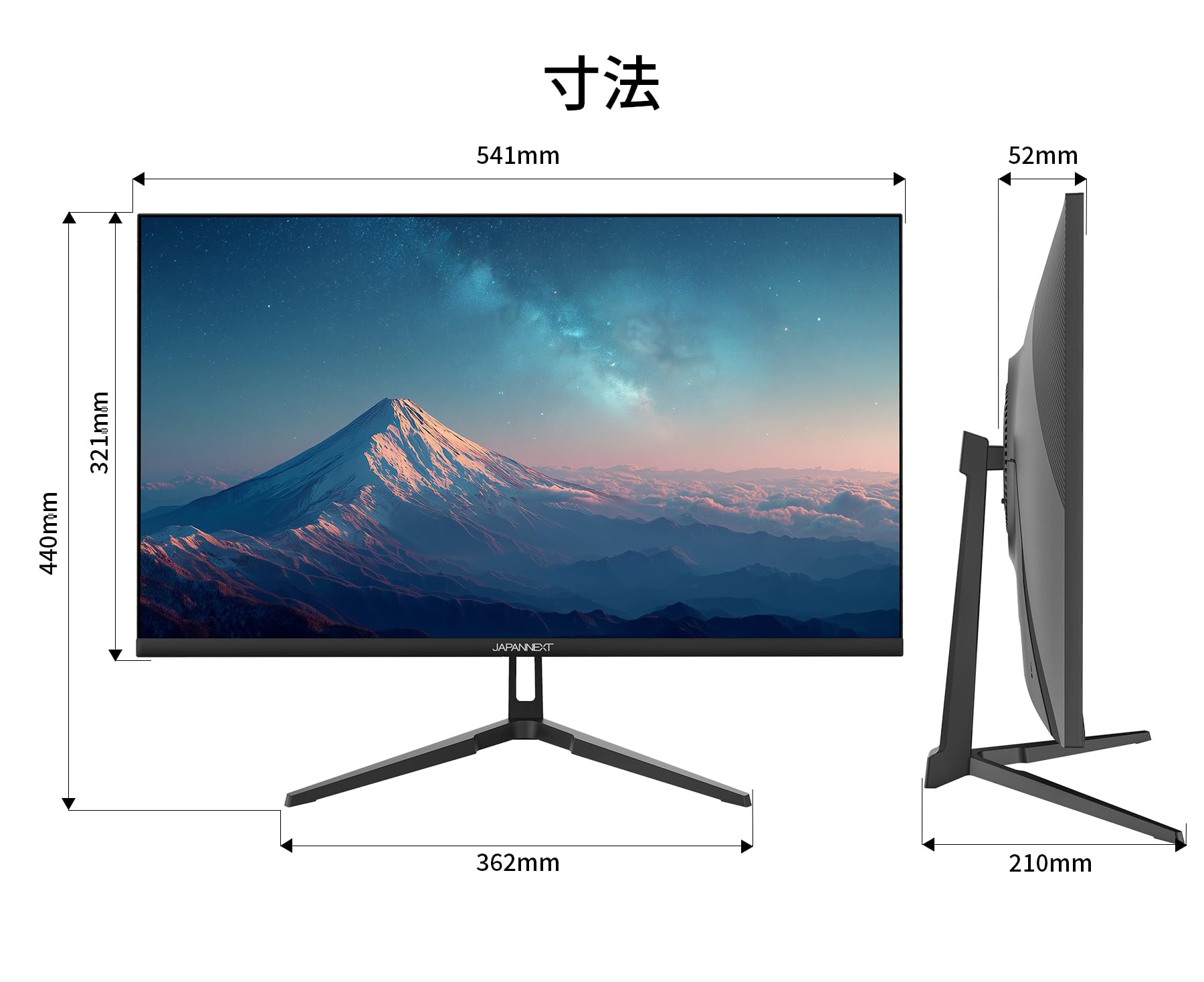 Amazon.co.jp: JAPANNEXT 23.8インチ IPSパネル搭載 4K(3840x2160