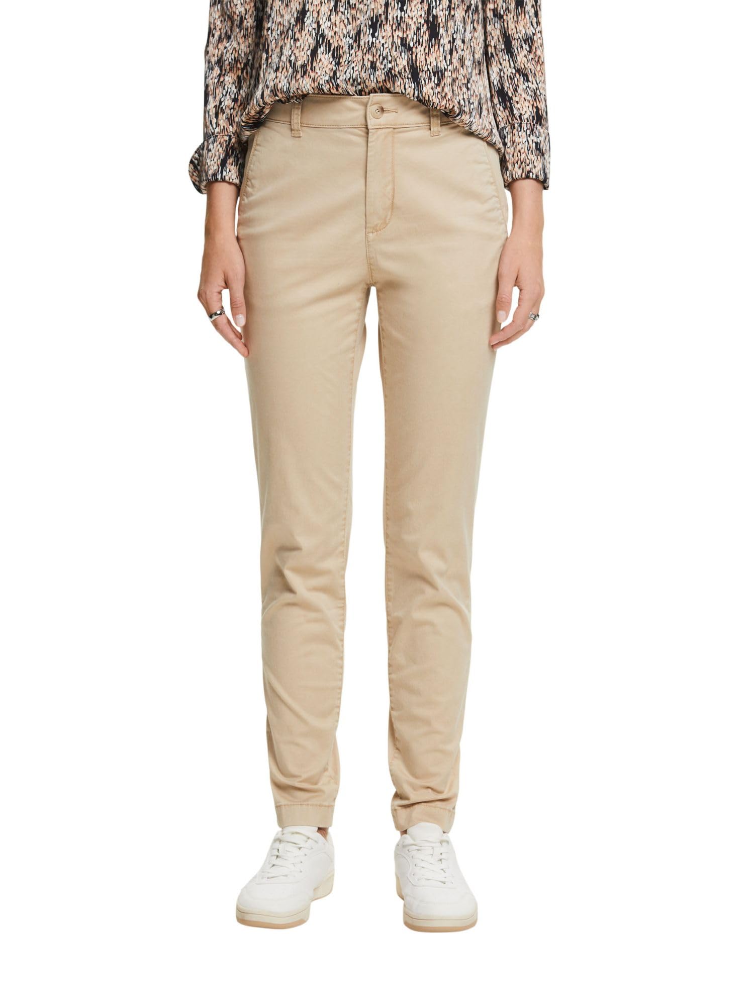 ESPRIT Women's Trousers, 400/Navy, 30W x 30L