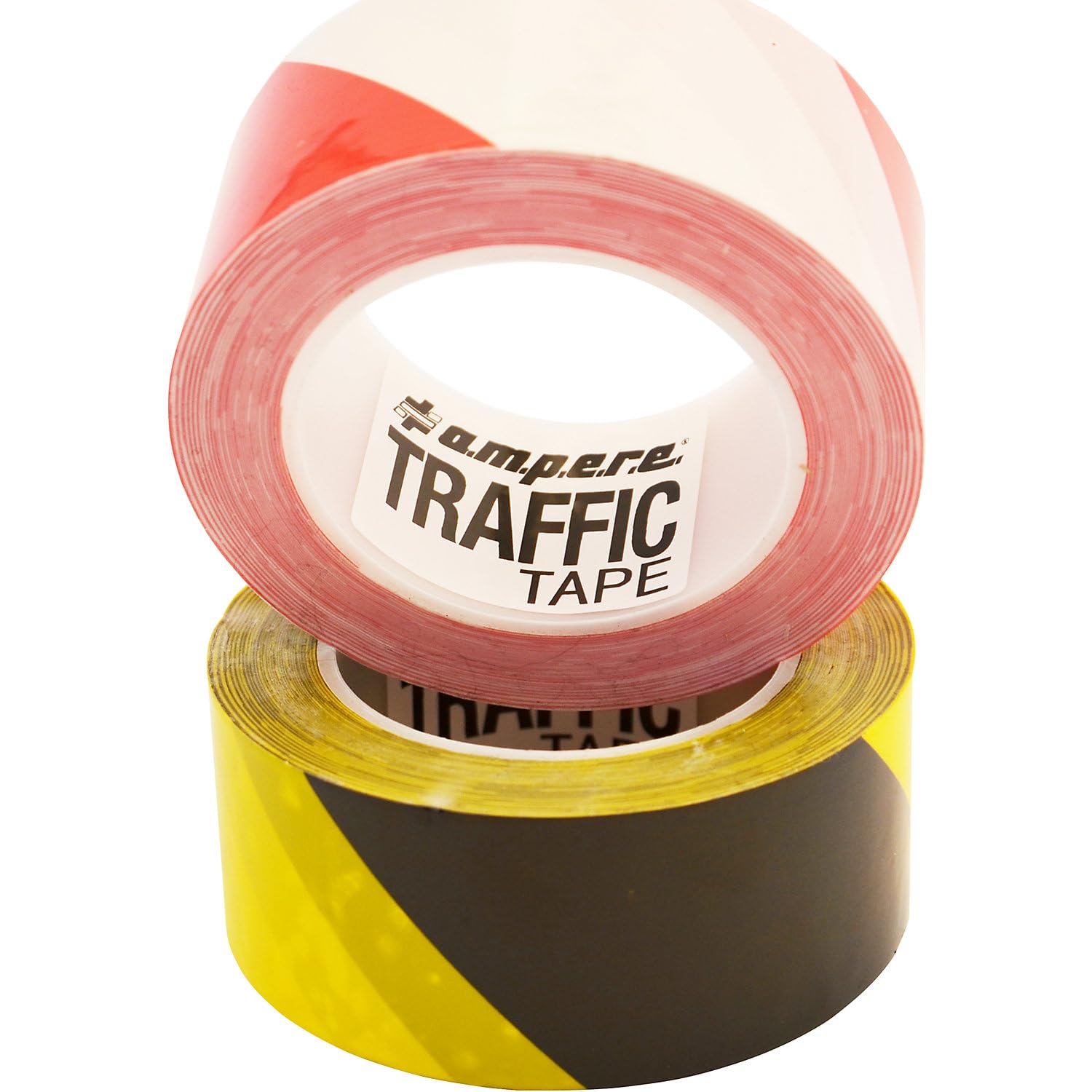 Ampere | Bande de marquage de sol | largeur 50 mm | rouge/blanc | Largeur 50 mm, rouge/blanc