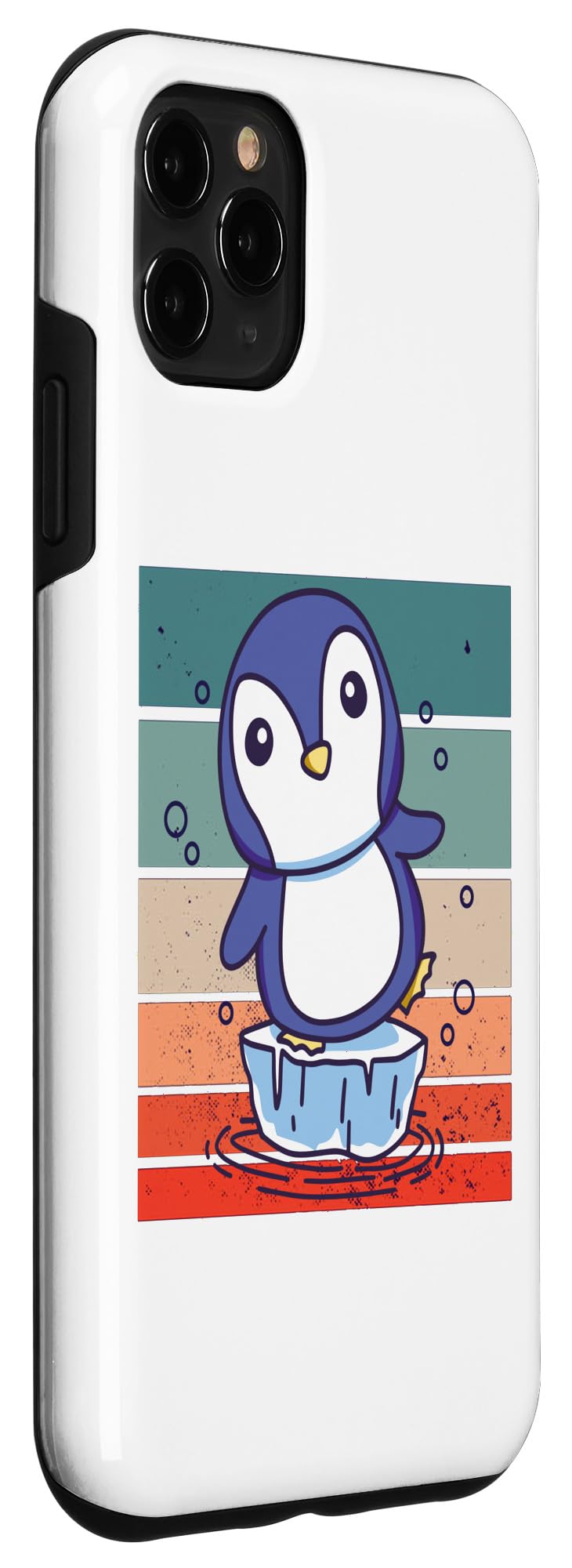 iPhone 11 Pro Max Penguin Cute penguin Melting Climate change Adorable Animal Case - Image 3