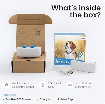 Tractive GPSドッグトラッカー Tractive Smart Dog GPS Tracker | Live Pet Tracker with