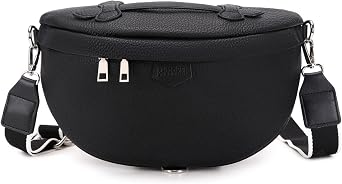 PU Leather Crossbody Bum Bags for Women Anti-theft Travel Fanny Pack