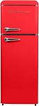 Frigidaire, Réfrigérateur RÉTRO de Taille Appartement à 2 Portes avec Congélateur Supérieur, Poignées Chromées, 7.5 pi³, VERT