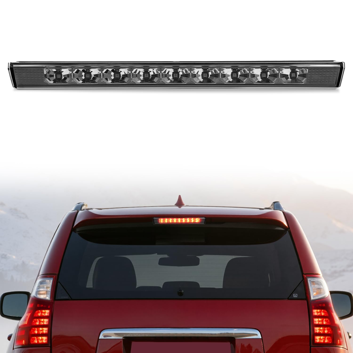 Nilight Third Brake Light for Toyota XA40 2013-2018 and GX460 2010-2019