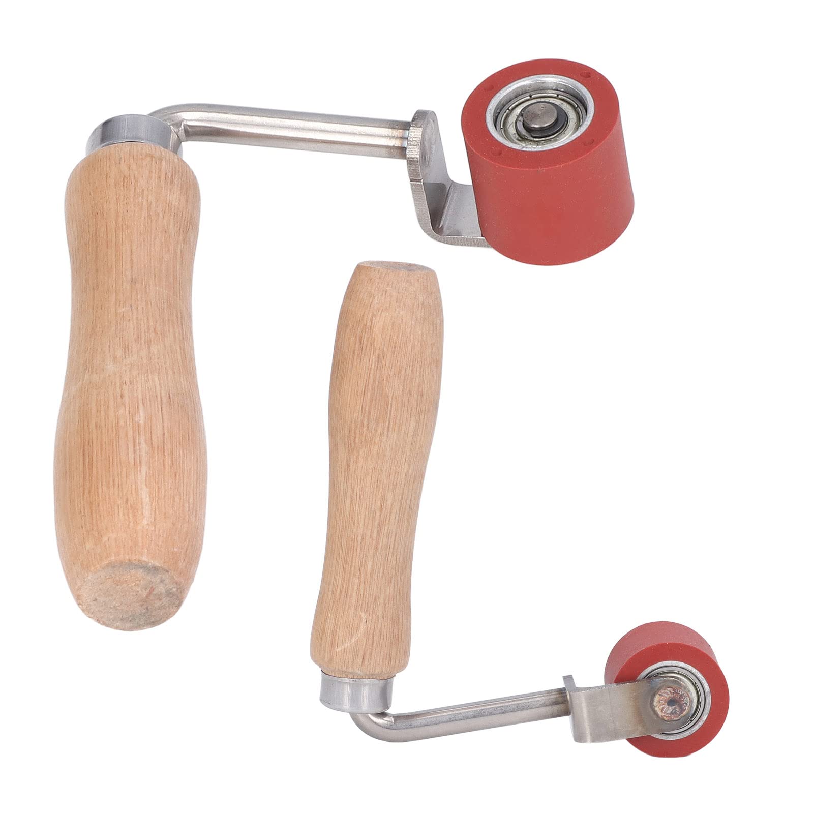 Rodillo Manual de Silicona, Resistencia a la Temperatura de 260 ℃ Diseño Ergonómico Ángulo de Flexión de 75° Ahorra Energía Rodillo de Goma Cojinete de 2 Vías para Soldadura a Alta