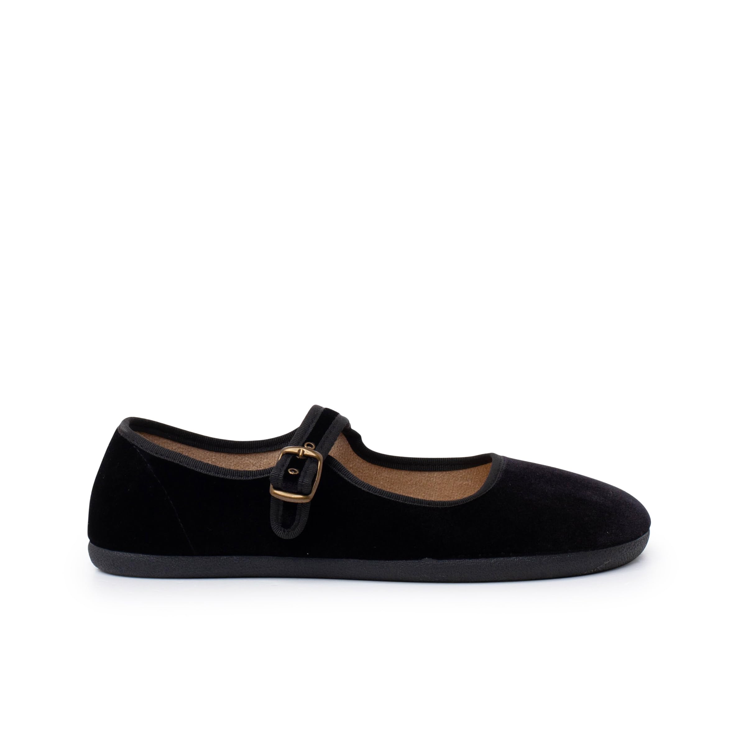 Pisamonas Merceditas Mujer Barefoot Terciopelo Hebilla