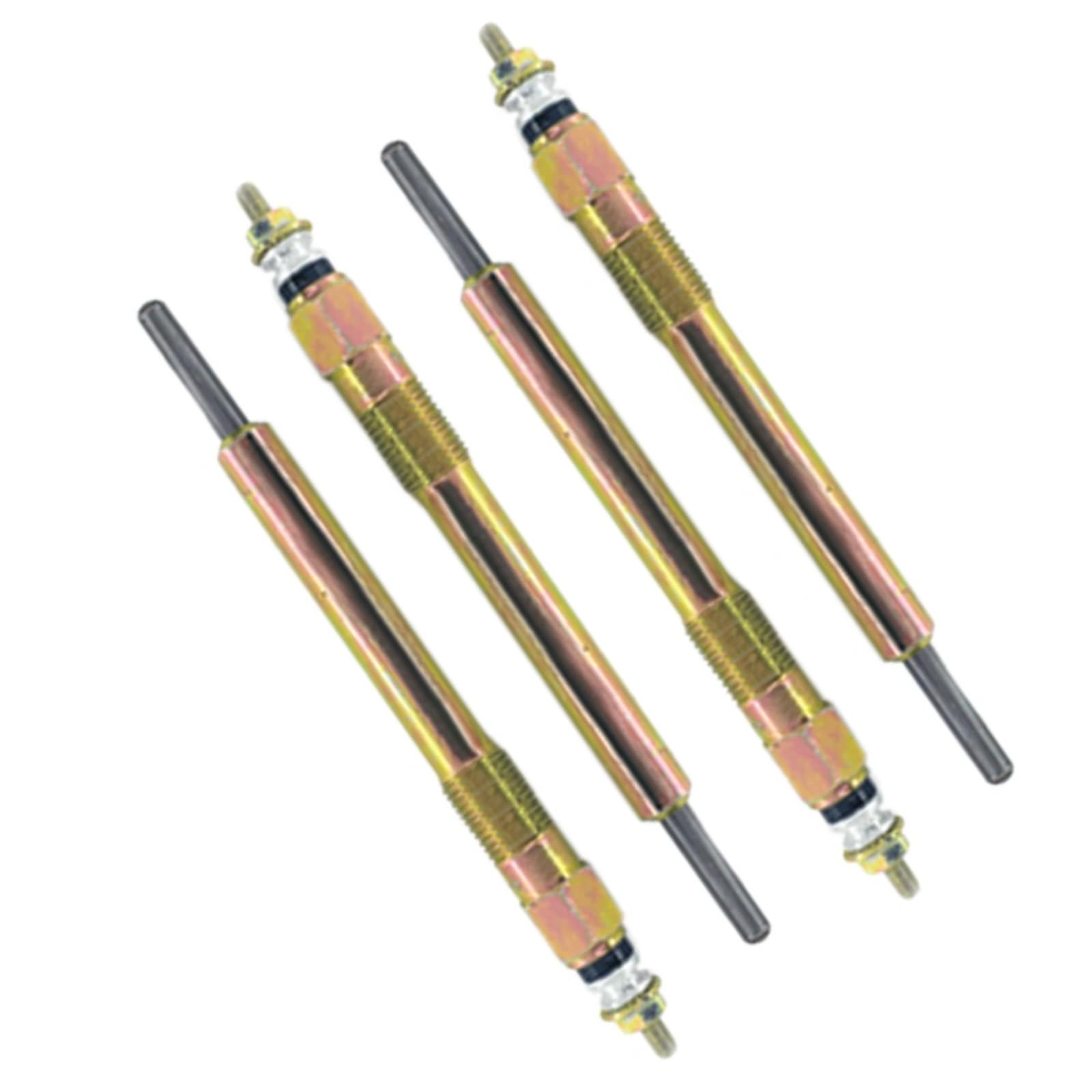 Bujía incandescente para Calentador diésel Compatible con Isuzu para Motor Elf 150 250 350 4JB1 4JG1 4JG1T Kit de 4 bujías incandescentes 8-94175158-0 8941751580