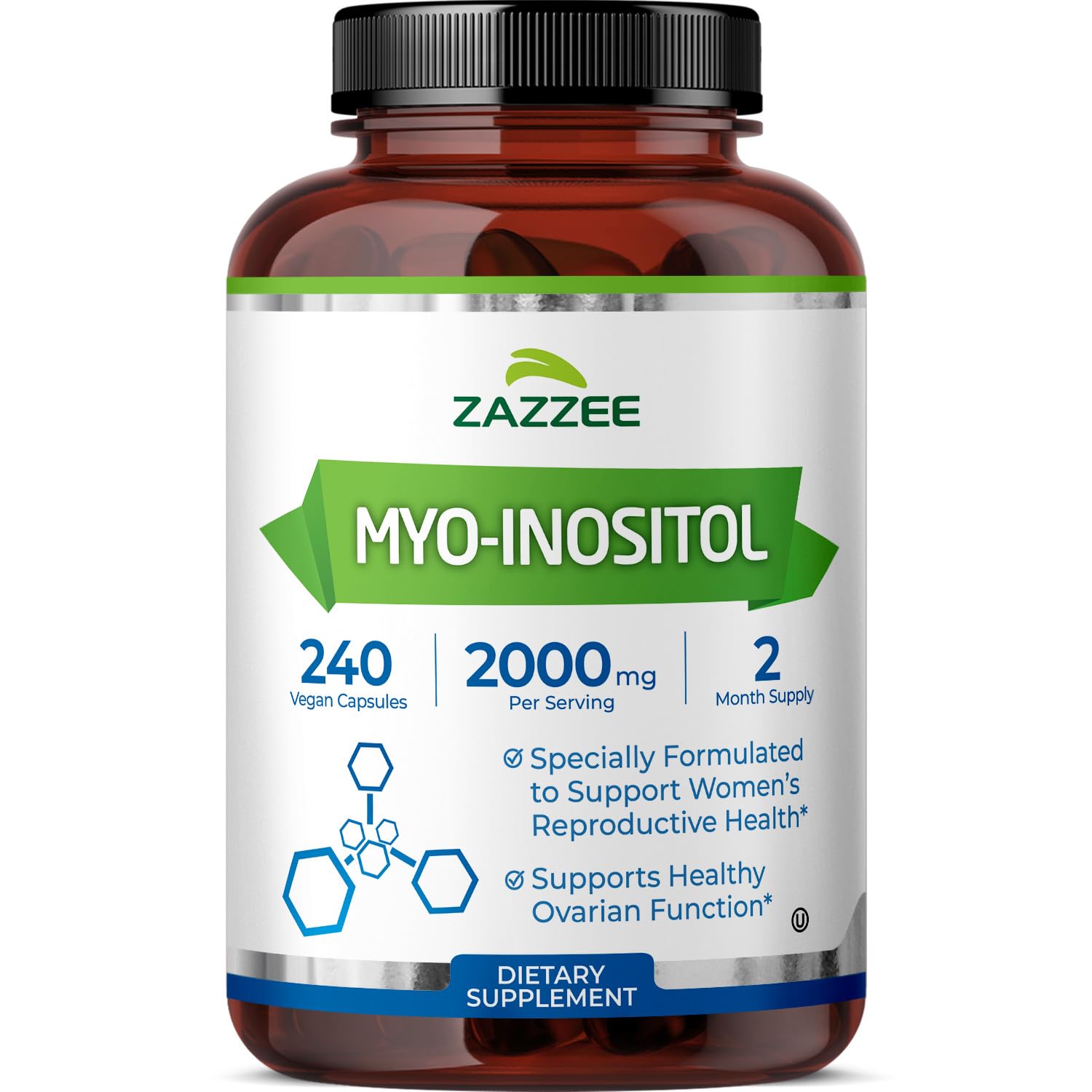 その他 VASAYO HEALTH MANAGEMENT Amazon.com: Zazzee Myo-Inositol Capsules, 2000 mg per Serving, 240