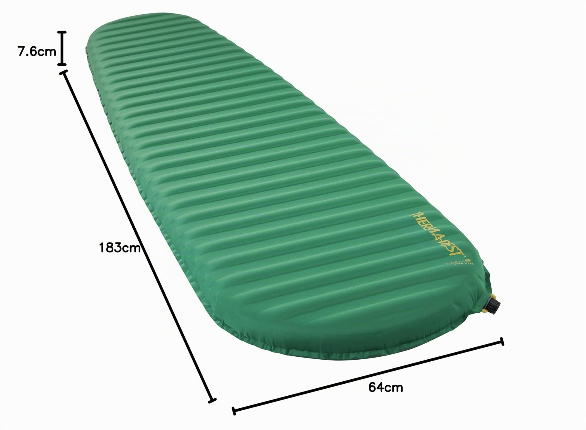 Therm-a-Rest Trail Pro - Materassino isolante, colore: verde