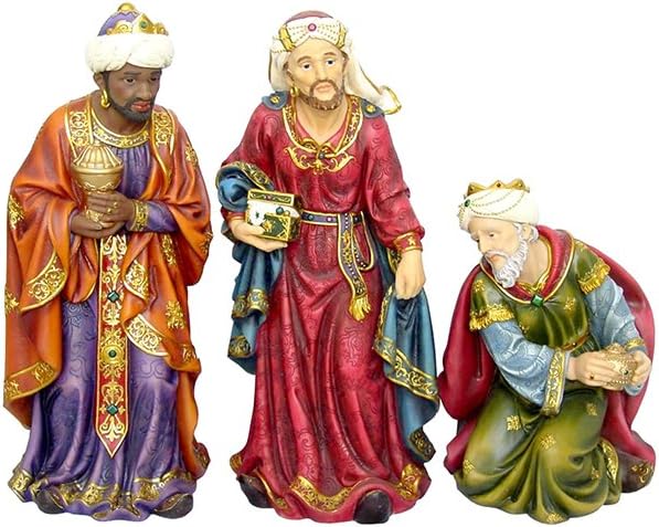 Hi-Line Gift Ltd 81856 3 Wise Men Christmas Nativity Pieces Decor