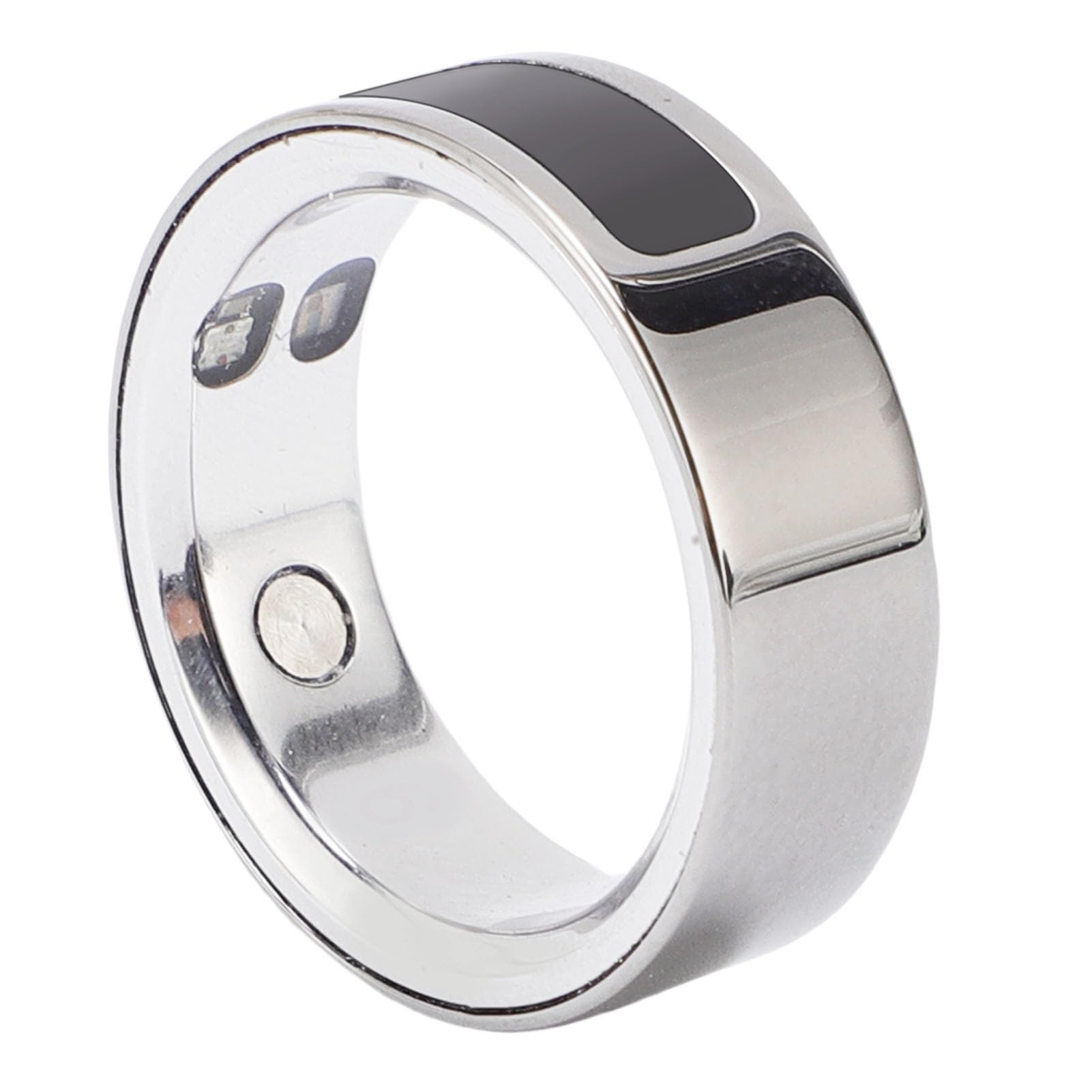 VGEBY Smart Ring Touch Screen Fitness Tracker con Display del Tempo di Conteggio dei Passi Multifunzionale Impermeabile IP68 per Nuoto, Doccia, Snorkeling