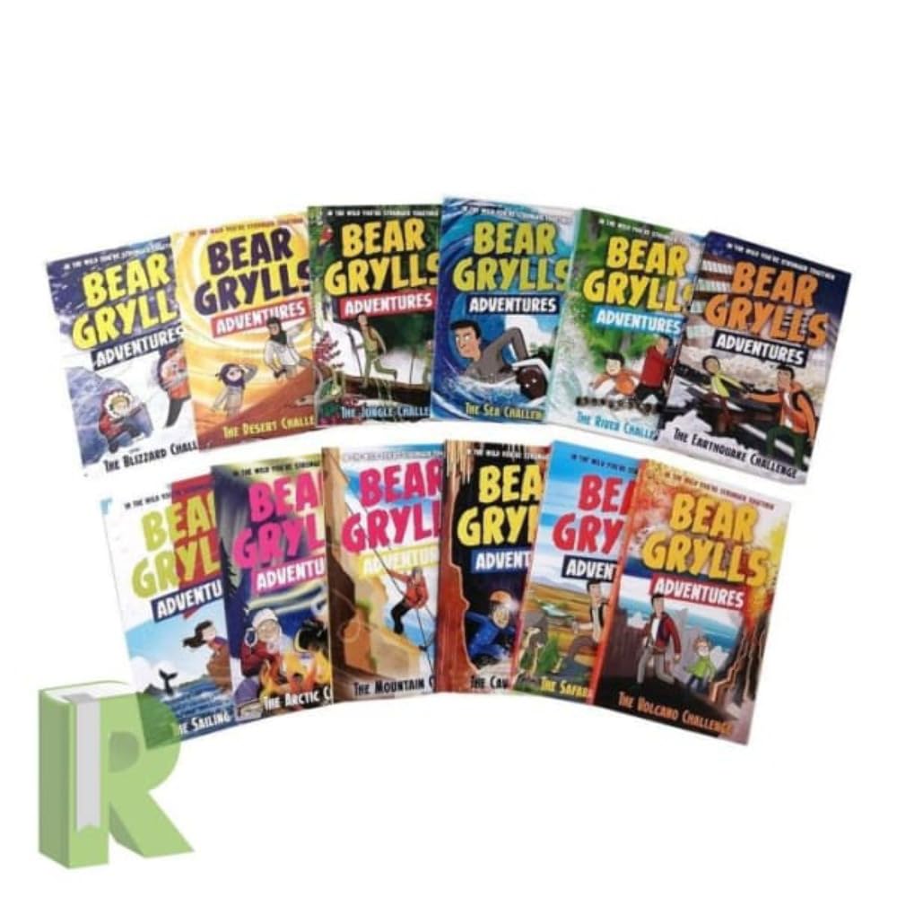 Bear Grylls The Complete Adventures Collection 12 Books Set