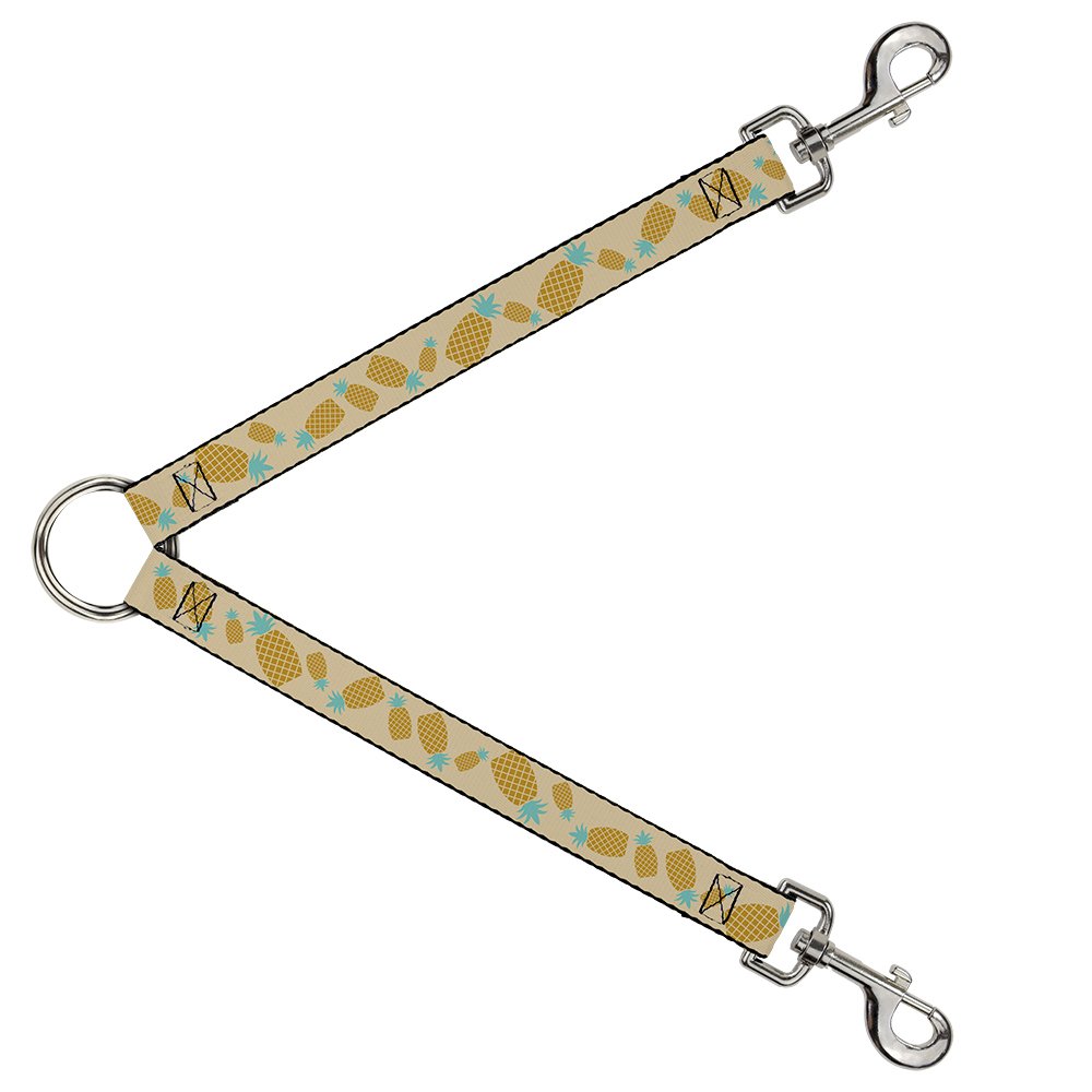 Correa giratoria Buckle-Down Splitter-Pineapples con estampado de piñas y herraje de zinc