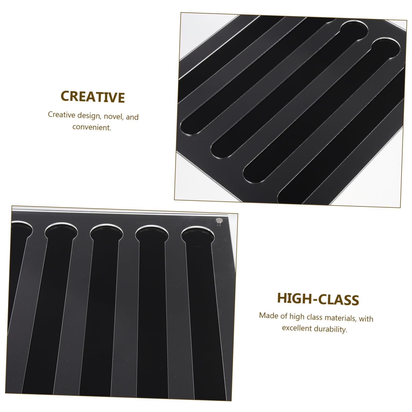 Acryl Kaffeekapselhalter Wandmontage Platzsparend Transparenter Haushaltskapselhalter für Küche Büro Organizer