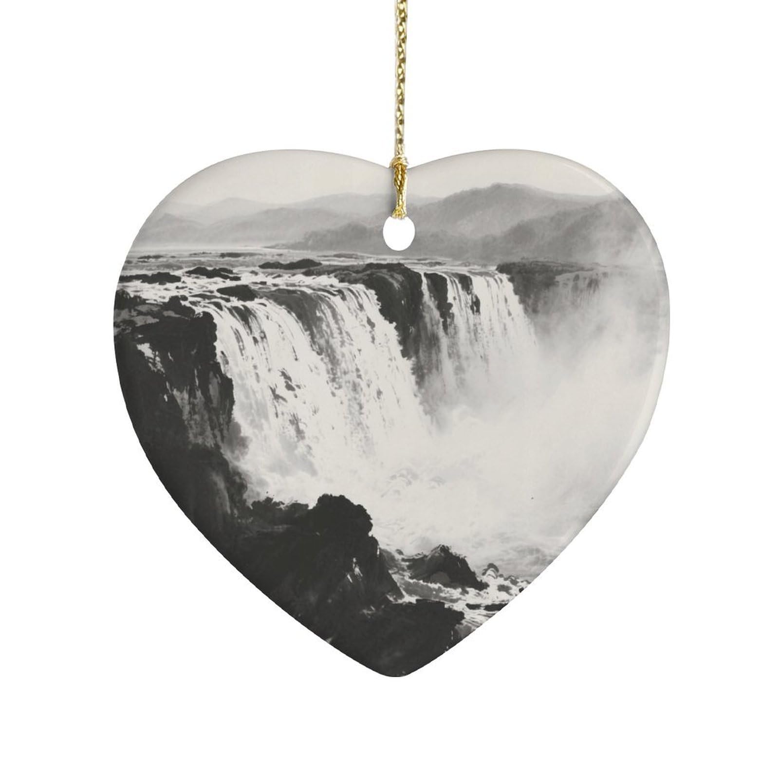 Fekiloot Style Niagara Falls Ceramic Ornament Home Decor Keepsake