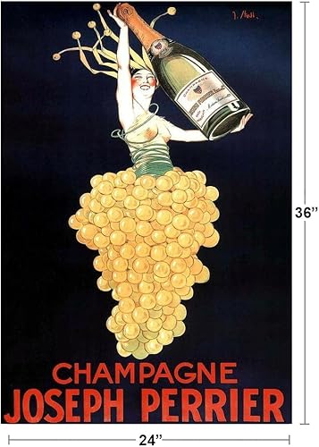 Miniatura 5 de J Stall Joseph Perrier - Póster Art Deco para pared, diseño Art Déco, 24 x 36 pulgadas
