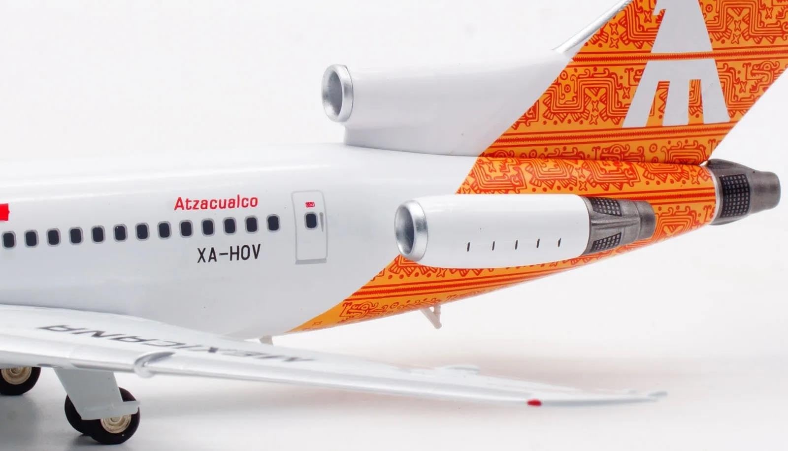 Model samolotu metalowy Model samolotu 1:200 dla Mexicana Airlines B727-200 odlewany model samolotu odrzutowiec Model samolotu skala Model samolotu