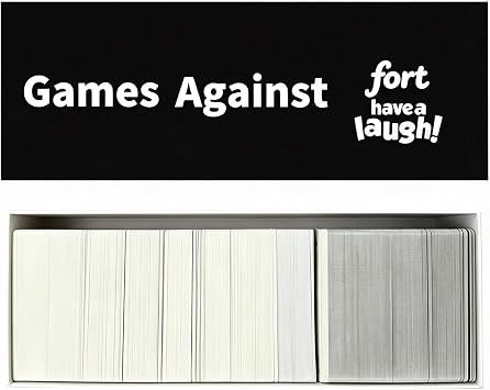 Games Against for Gisn Black-Adult Dark, with Instruction Card for Parties