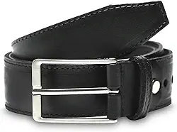 Cinto Masculino Couro Legítimo Social Extra Macio Premium Largo Ajustável