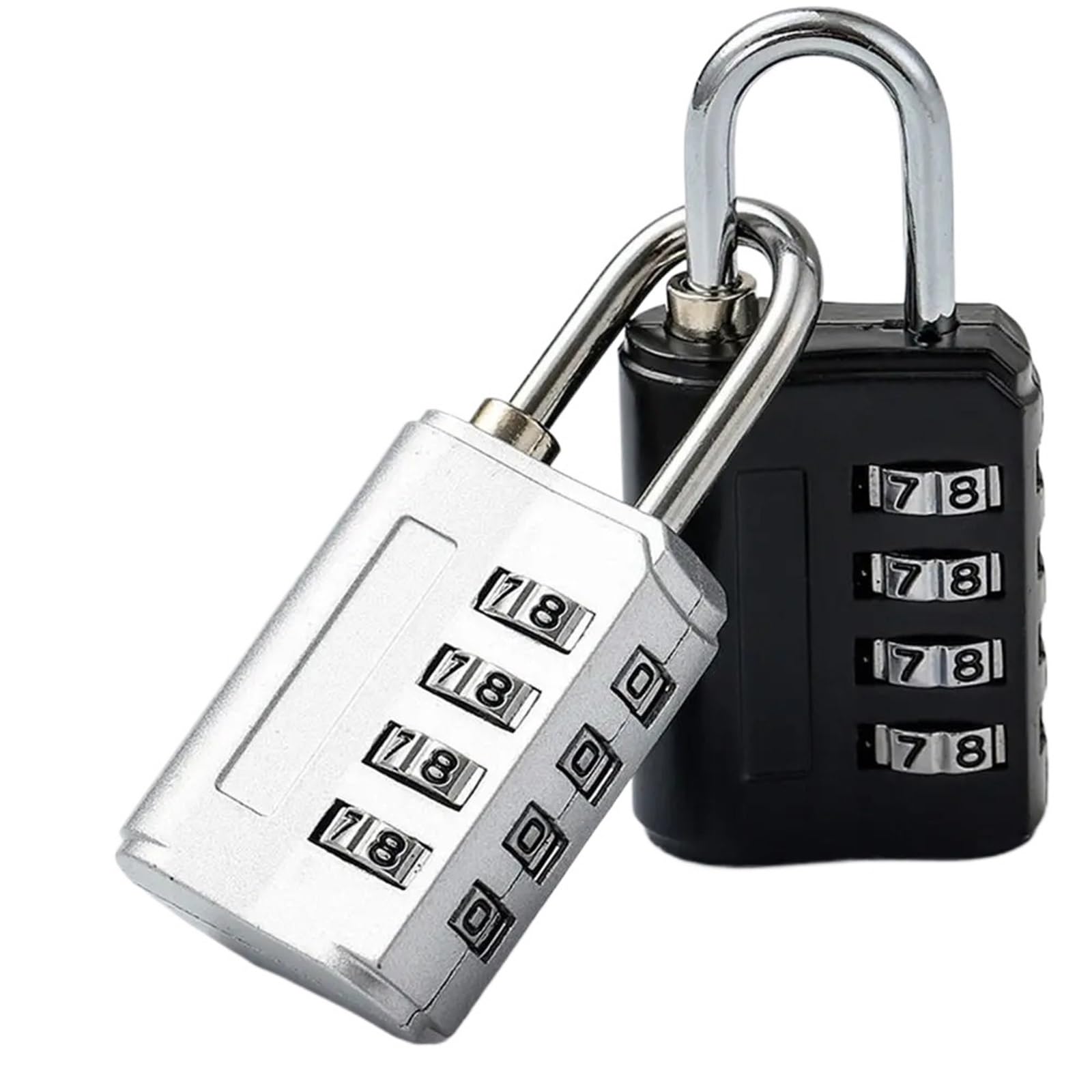 Cadenas à mot de passe à 4 chiffres en alliage de zinc for sac à dos, fermeture éclair, 1 pièce(3)