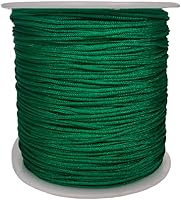 Vista 6 de Cuerda de nailon de 109 yardas de 0.031 in para pulseras de macramé, nudos chinos, collares, colgantes, fabricación de joyas (rojo)