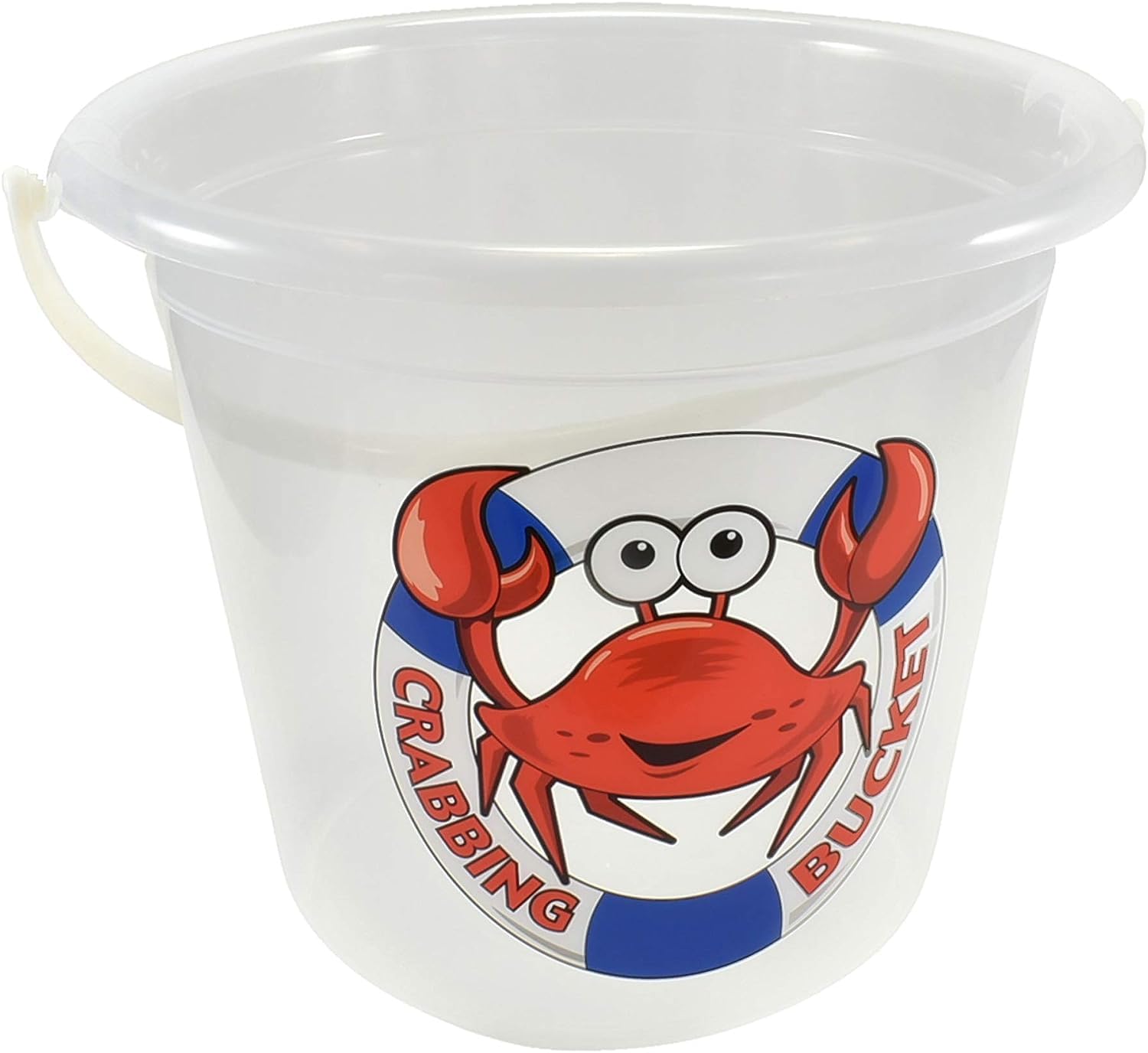 KandyToys Large Crab Bucket | Beach Bucket with Crab Design
