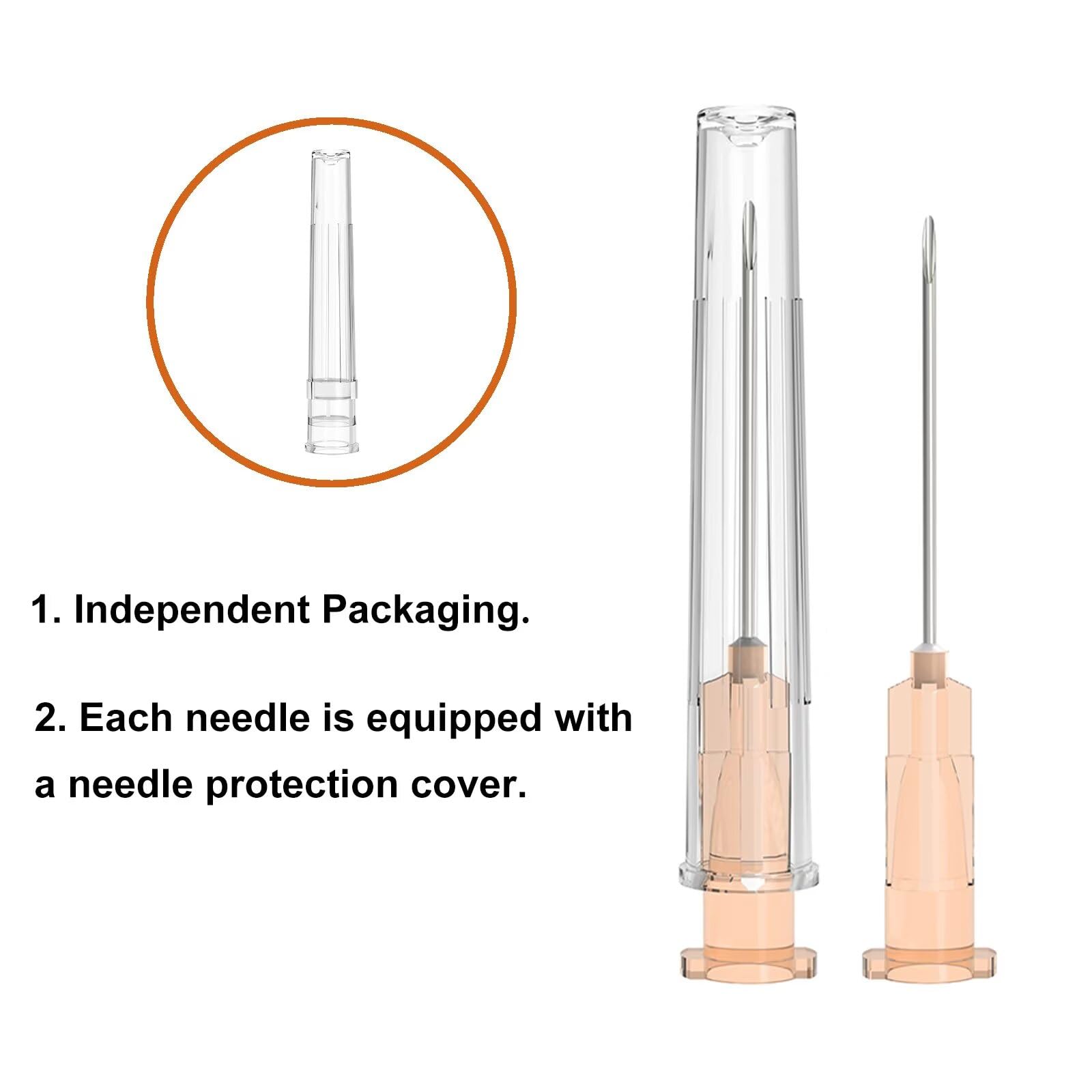 25 Gauge 5/8-Inch, with Individually Wrapped, 100 PCS Luer Lock Industrial Dispensing Accessories — Amazon image 4
