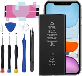 AFSONGOO Battery for iPhone 11, Upgraded Phone 11 Battery Replacement Compatible with iPhone 11 A2111 A2221 A2223 with Professional Repair Tools Kit