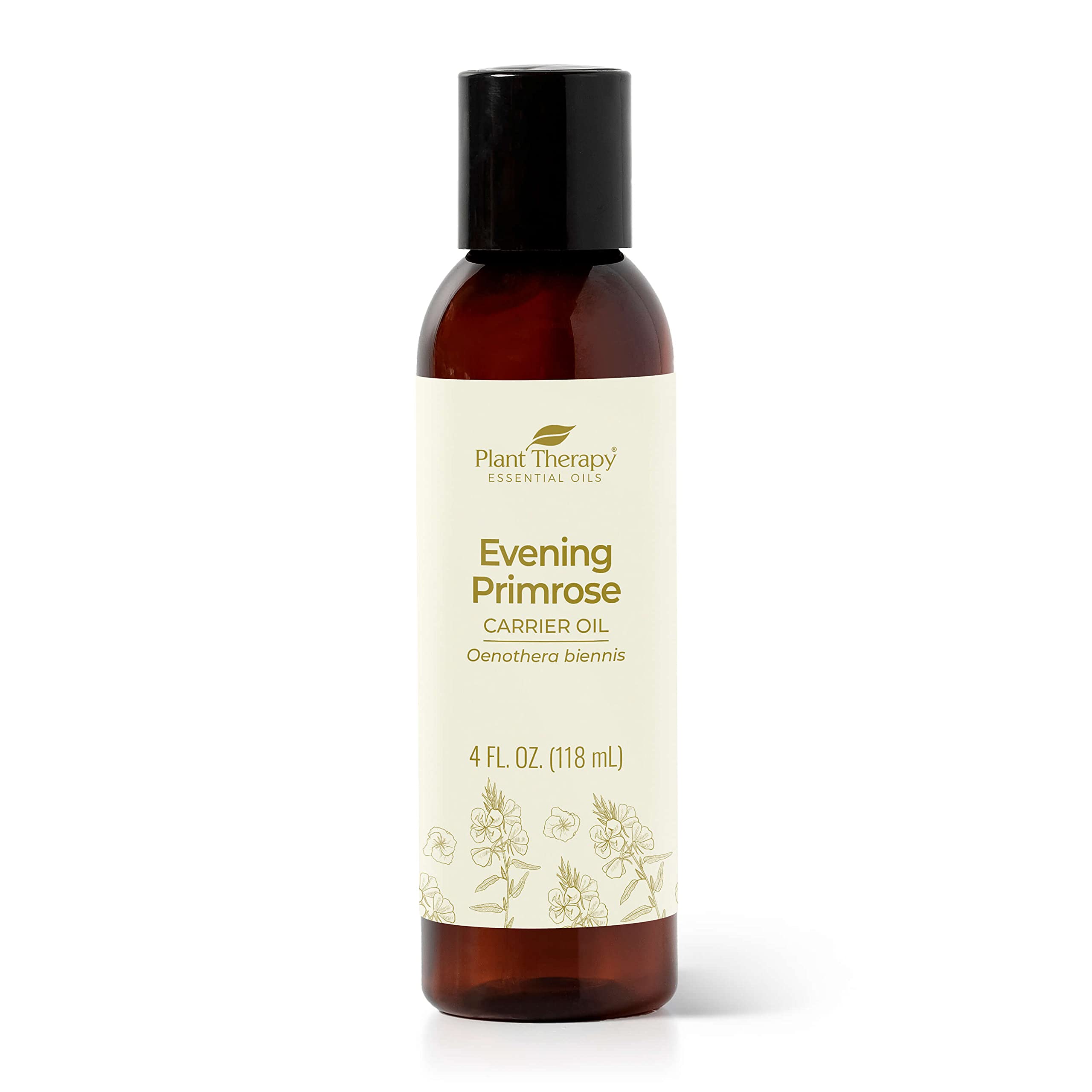 Plant TherapyEvening Primrose Carrier Oil 4 oz Base Oil for Aromatherapy, Essential Oil or Massage use