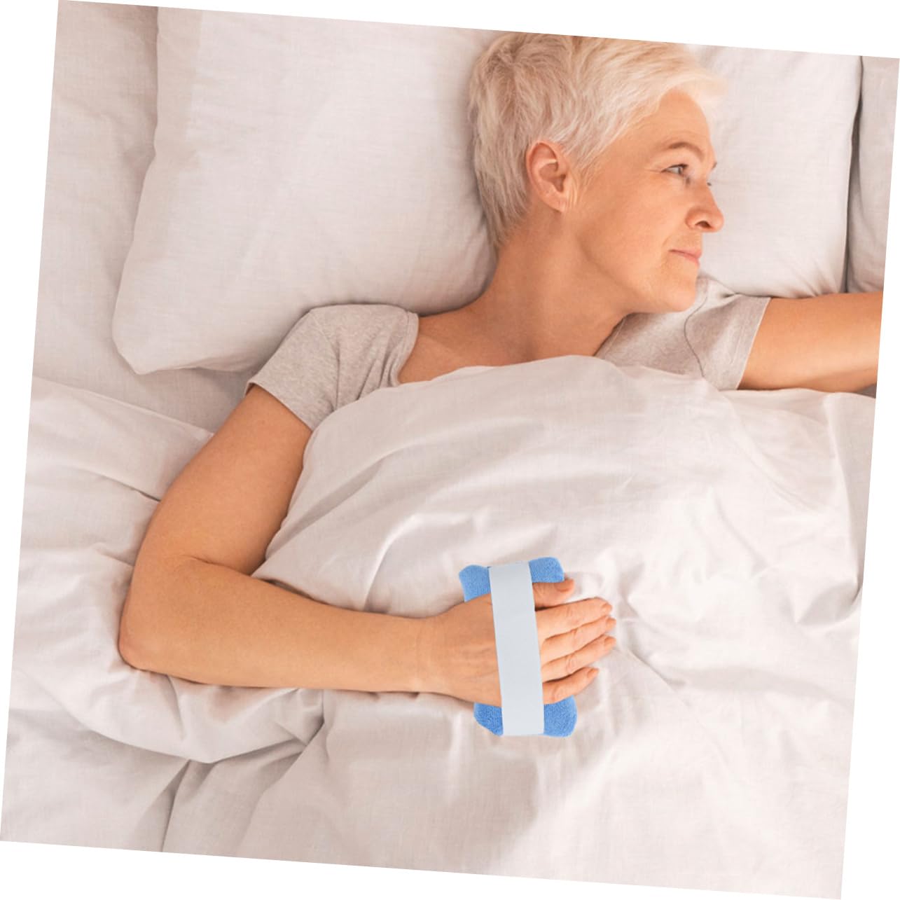 Fingergriffkissen 2 Stück aus Tuch und Daunen, Ergonomisch für Hand