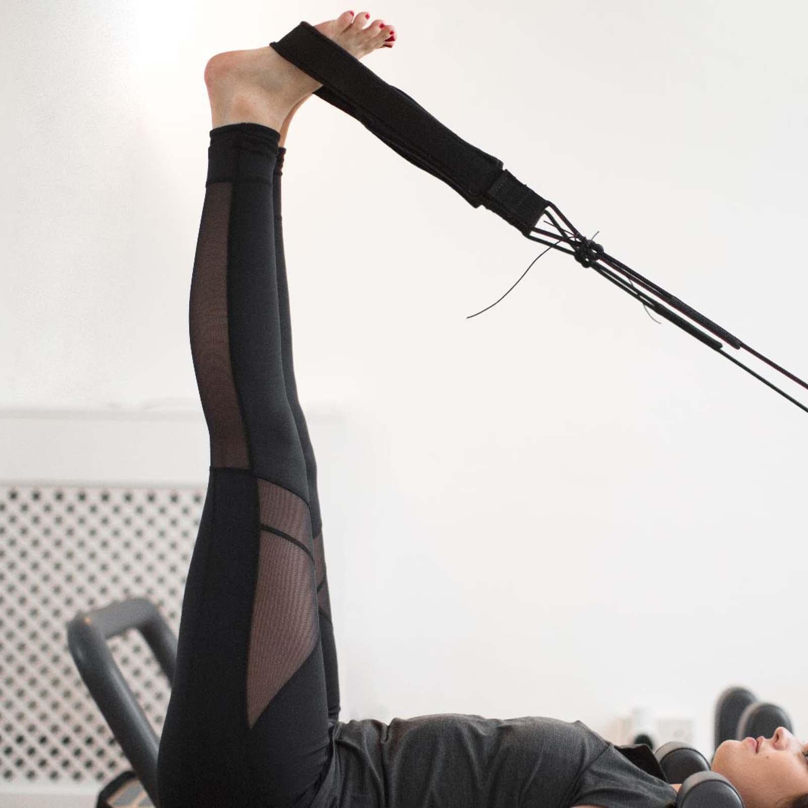 2 Sangles à Double Boucle pour Pilates - Sangles Fitness pour Mains et Pieds - Sangles Fitness Parfaitement ourlées pour Les Mains et Les Pieds
