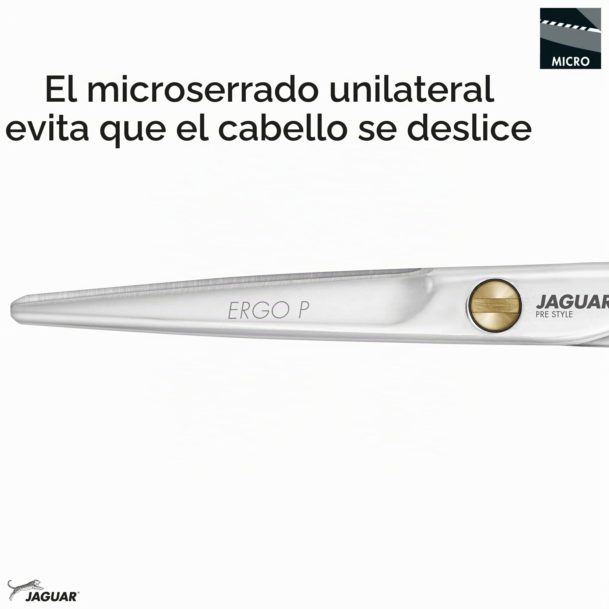 Jaguar Pre Style Ergo Hairdressing Scissors Tijera P 6, Negro, Estandar