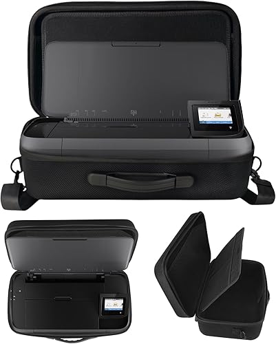 Estuche rígido de viaje compatible con HP OfficeJet 250 Impresora portátil todo en uno (CZ992A), también para Liene PixCut S1 Impresora de pegatinas