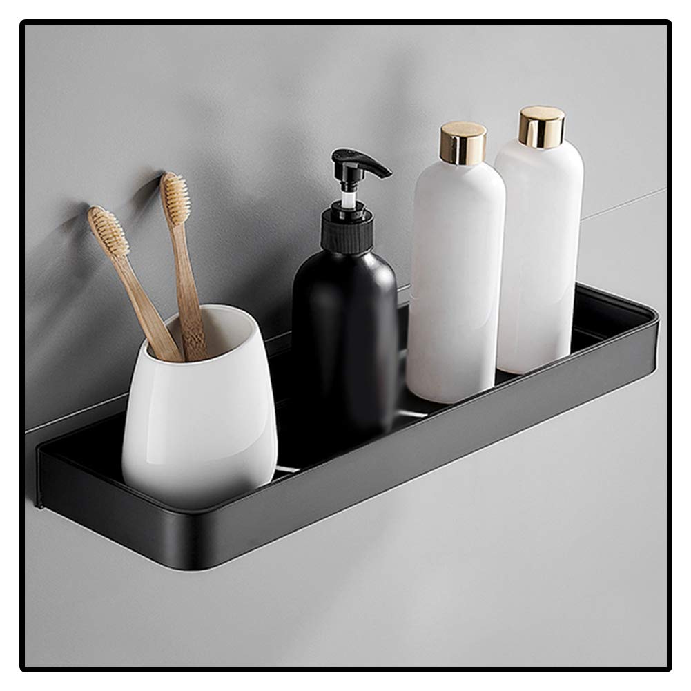 Bathroom Shelf Shower Shelf Wall Mounted Non Rust Aluminum Stick Bathroom Shelves Caddy Storage Racks Basket for Shampoo