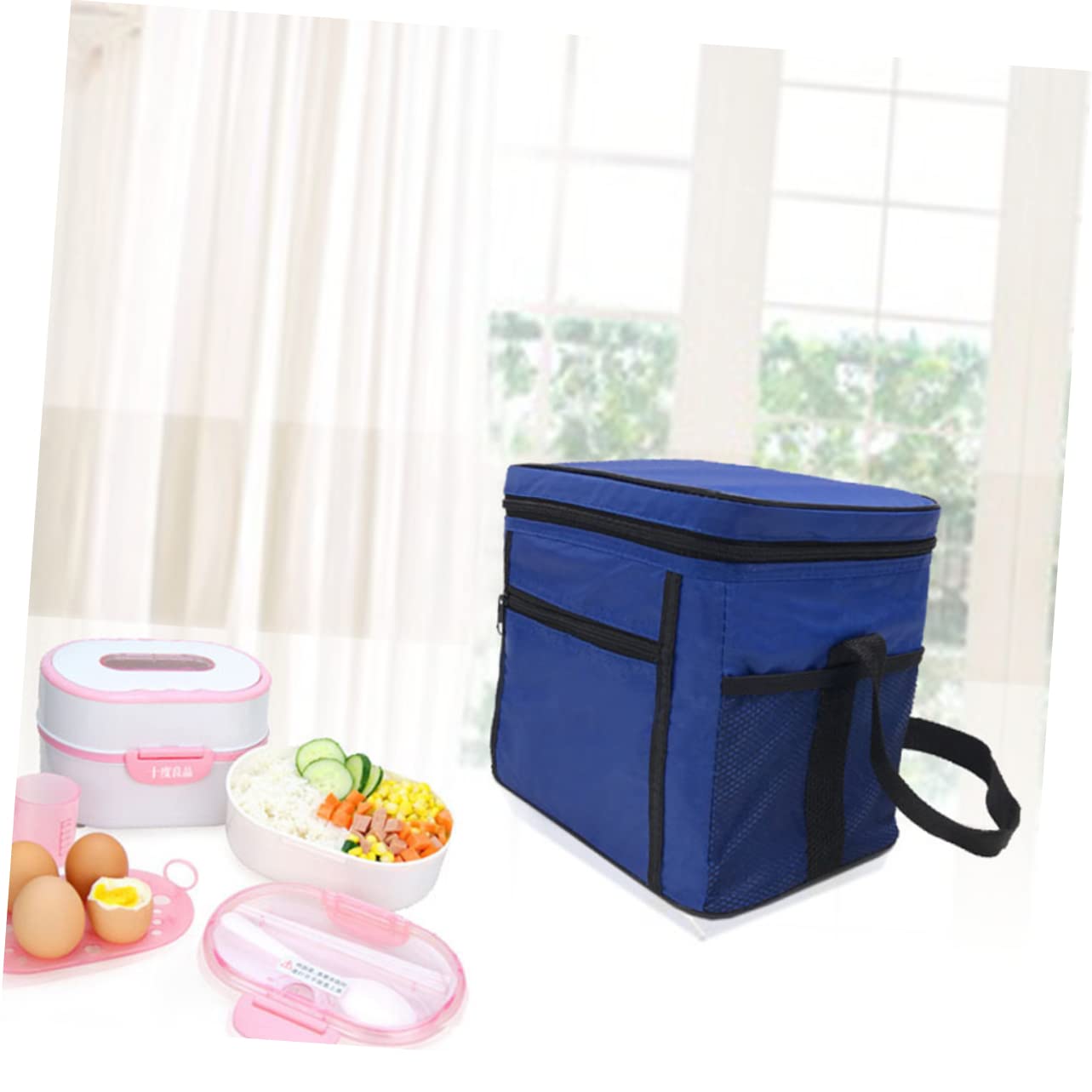 Alipis 3 Piezas Bolsa De Pícnic Con Aislamiento Bolsa Impermeable Bolsa De Almuerzo Con Aislamiento Cesta De Picnic Con Aislamiento Bolsas Para Comida Alimento Cesta De Picnic Plegable