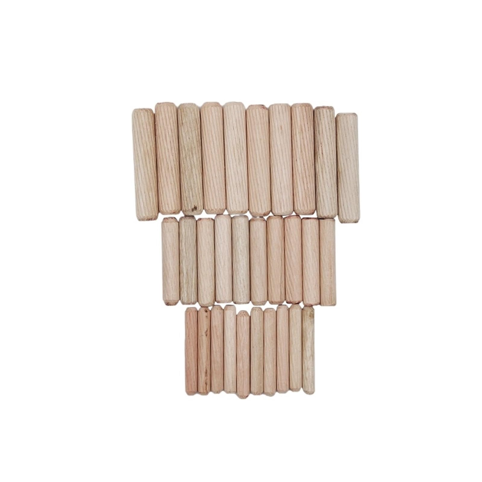 Holzdübel, 300 Stück Stifte M6 M8 M10 Holzdübel Dübelstangen Set, konische Handwerk Hartholzdübel für Möbelreparatur und Befestigung Handwerk