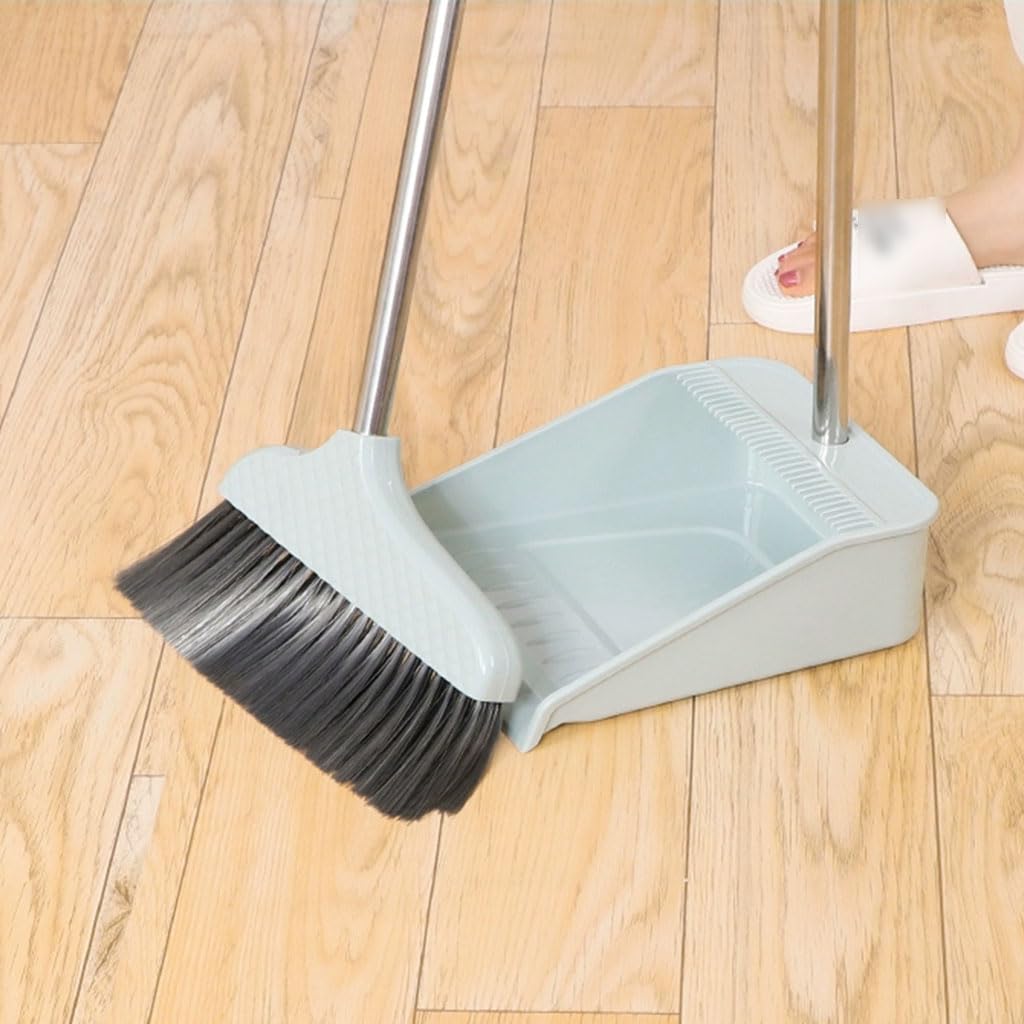 Moderno Juego de Escoba y recogedor de Mango Largo para Suministros de Limpieza del hogar, Barrido con Juego de recogedor para el hogar Conveniente