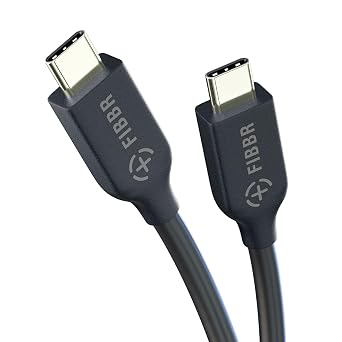 FIBBR USB C Cable 6ft, USB 4.0 High Speed Cable