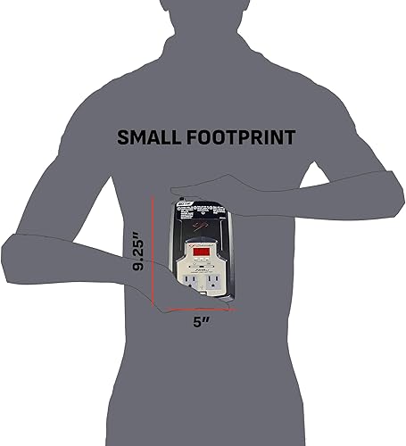 Miniatura 7 de Convertidor de potencia CC a CA de 750 vatios con pantalla digital Schumacher XI75DU