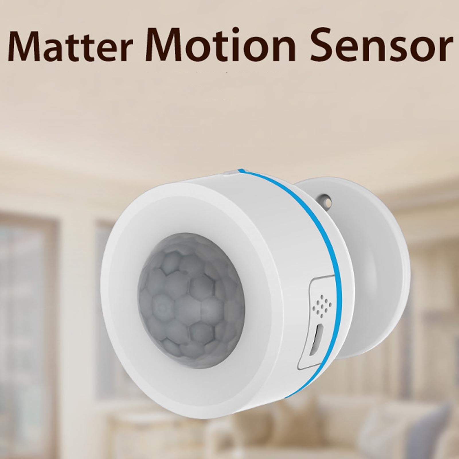 Infrared Detector with Temperature Humidity Sensor, and Light Levels Recording, with Adjustable Sensitivity, Vibration Alerts, Fast Reporting Speed, for Smart Home Automation