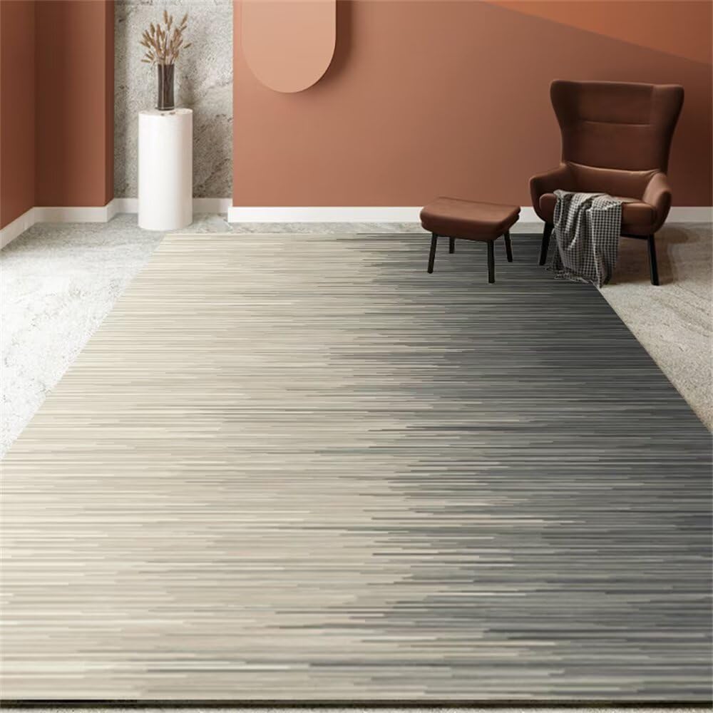 Tapis chambre enfant fille et couloir gris antidérapant 180X250
