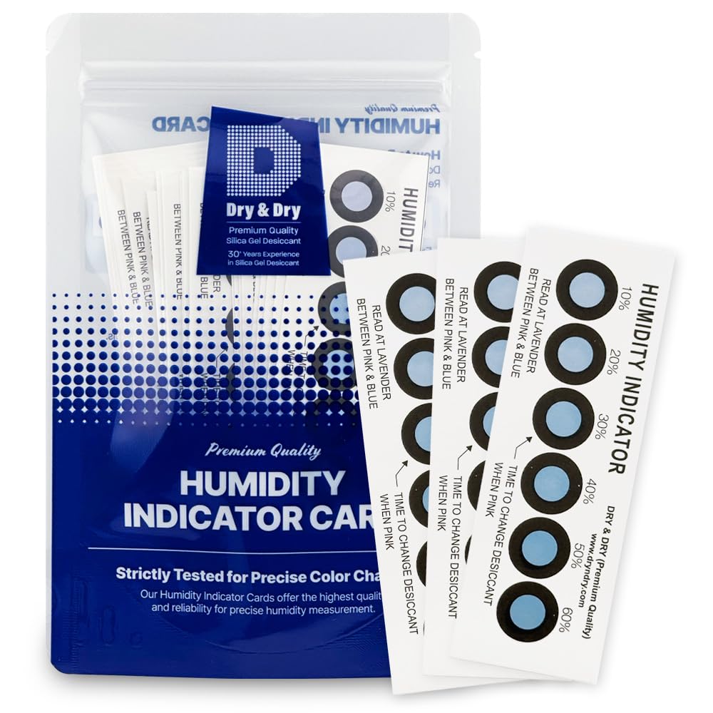 Premium Humidity Indicator Cards 20 PackReusable - 10-60% 6 Spot20 Cards product thumbnail 5