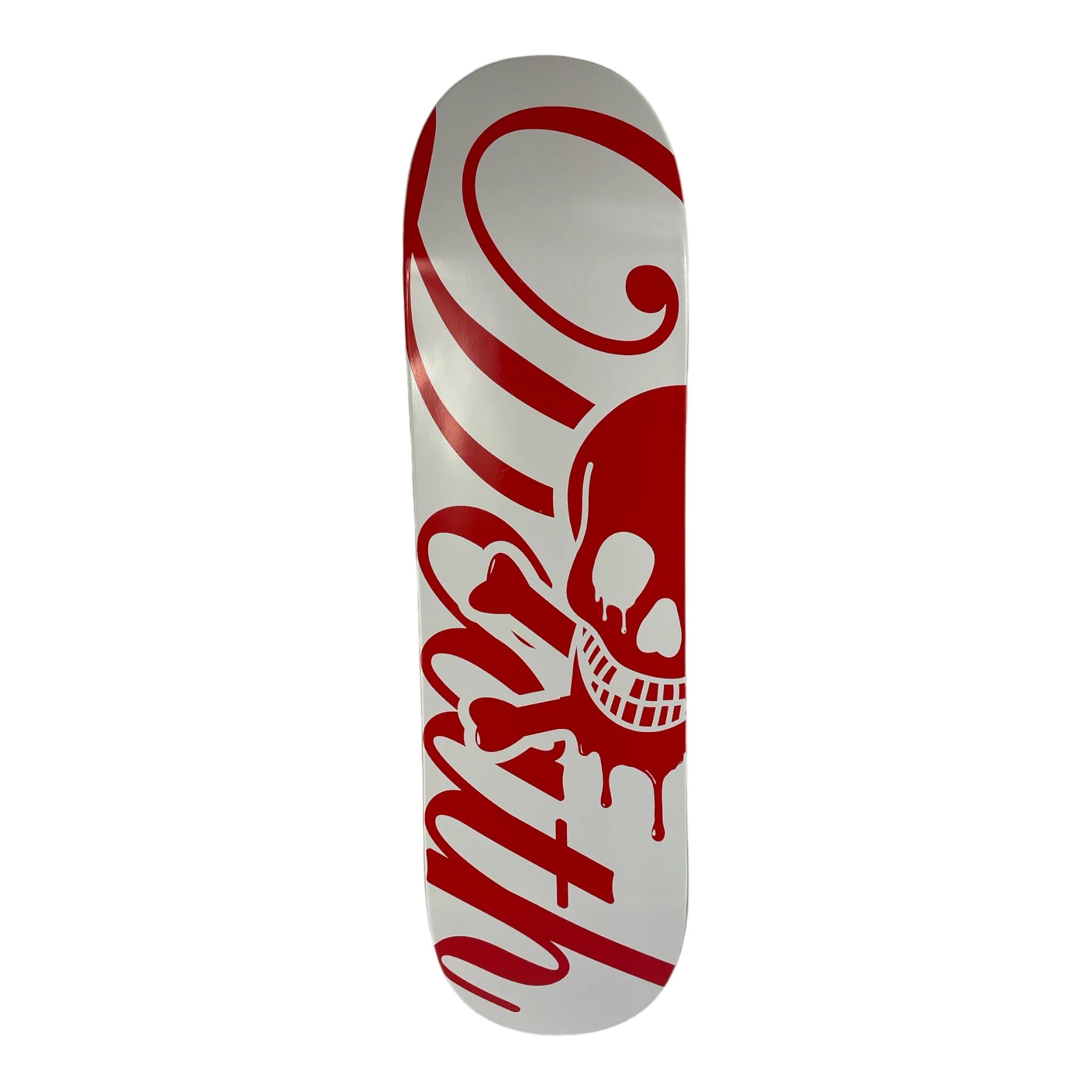 Script RED - Skull Blood Skateboard Deck- Death Skateboards 8 25