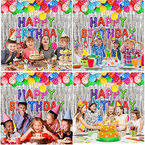 Party Propz Multicolour Balloons Decorations - Pack Of 33 Polka Dot Balloons For Birthday Party Decorations | Multicolor Balloons Decorations| Polka Dots Birthday Decoration Kit #TOP6