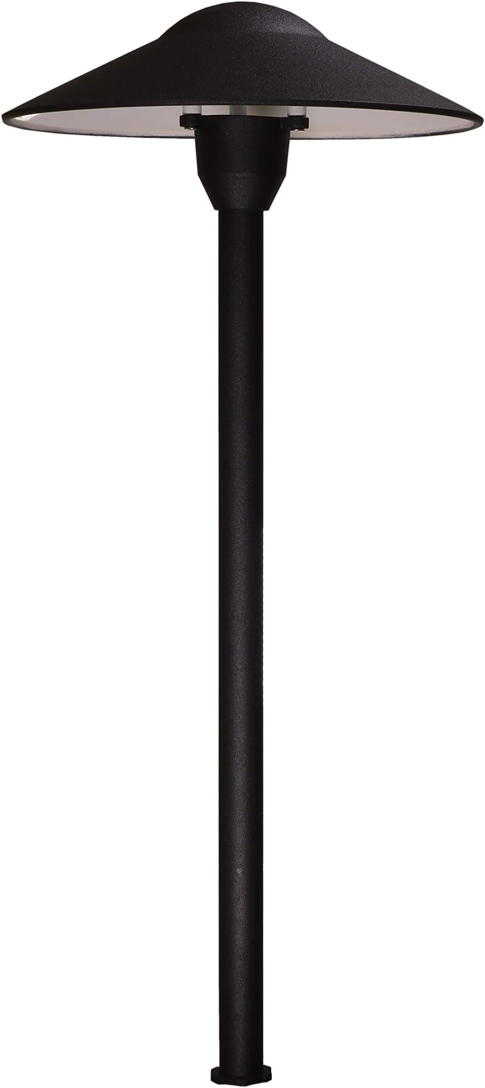 Best Pro Lighting 12V Landscape Lighting LED Mushroom Pathway Light in Black Finish (BPL301BLKLED)
