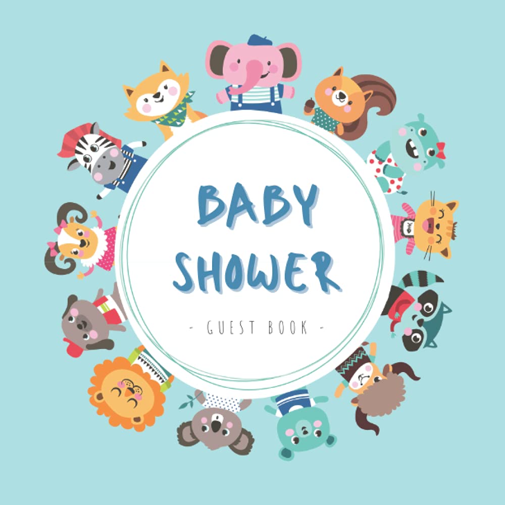 Buy Baby Shower Guest Book Safari Jungle Woodland Animals Baby Shower