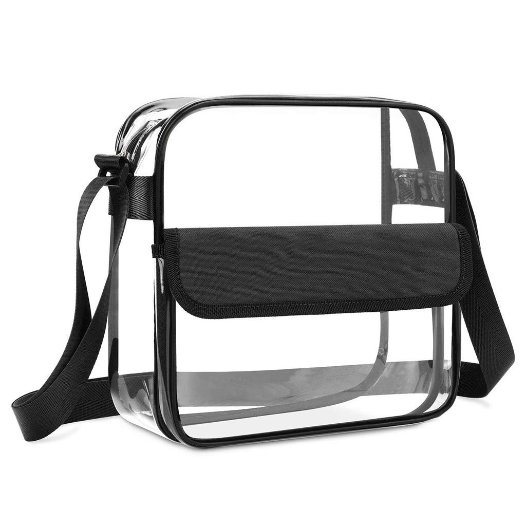 Borsa Tracolla Trasparente Donna Uomo, Impermeabile E Multifunzione Per Concerti, Sport E Viaggi - 2